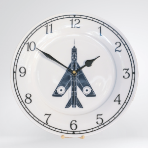 Fine English Bone China Lightning Clock